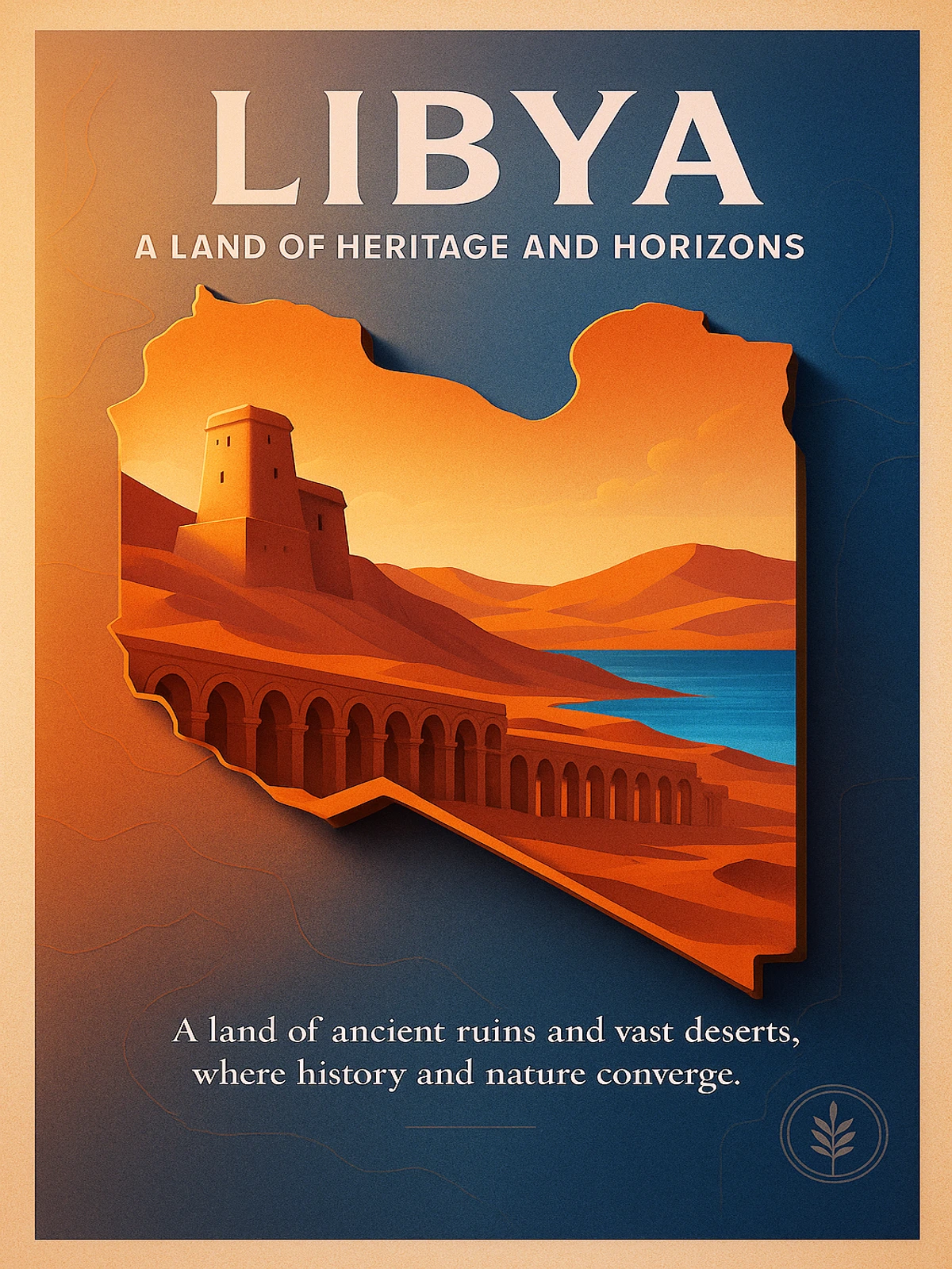 Libya Heritage and Horizons Poster