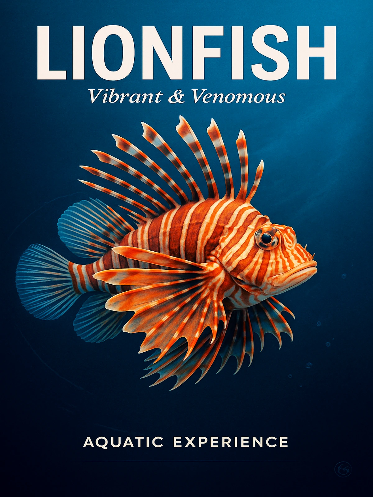 Lionfish Vibrant & Venomous Poster