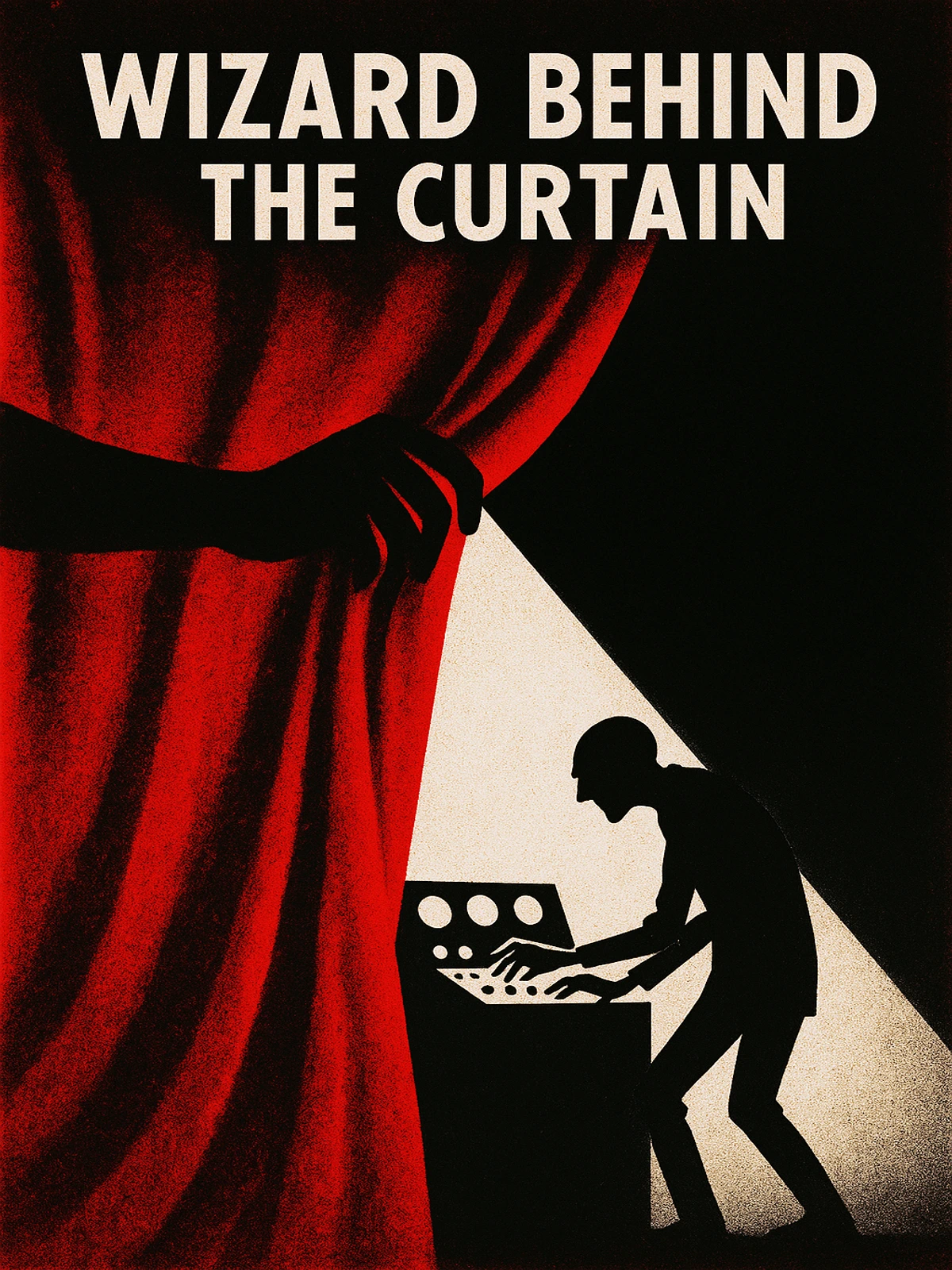 Wizard Behind The Curtain Poster