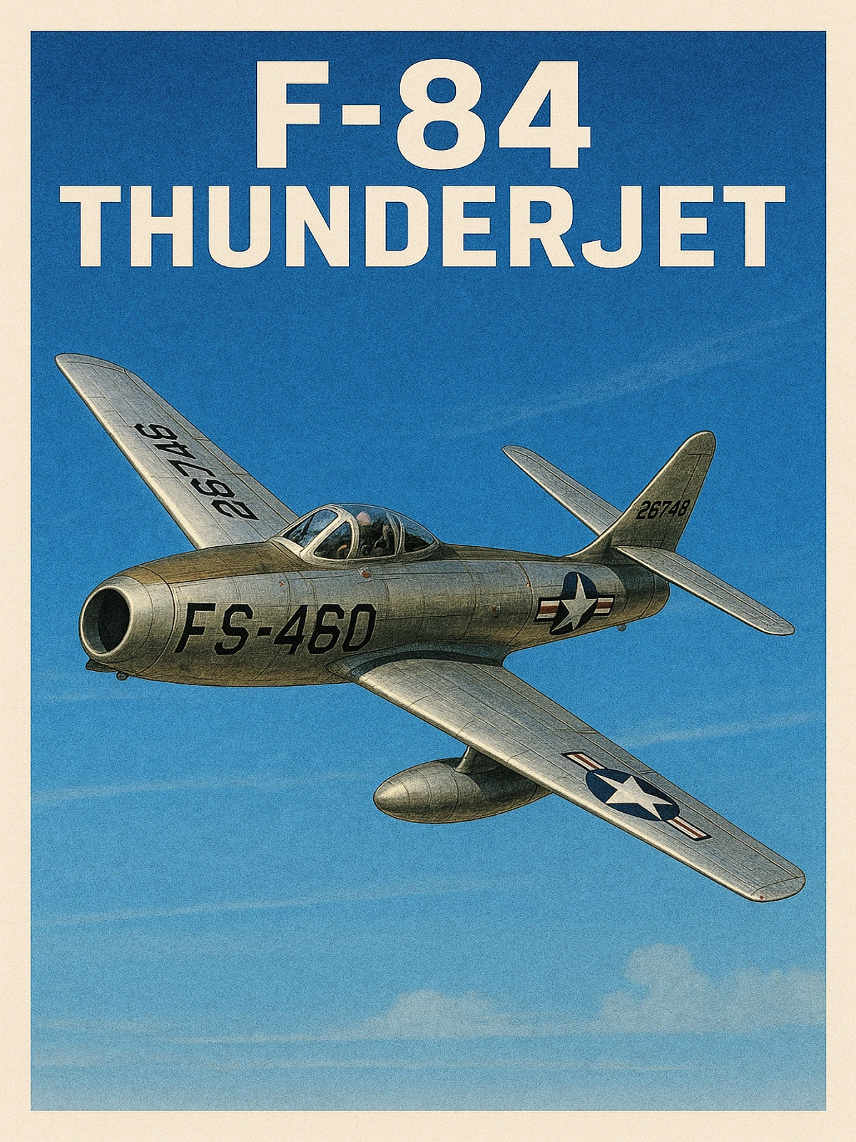 F-84 Thunderjet Poster