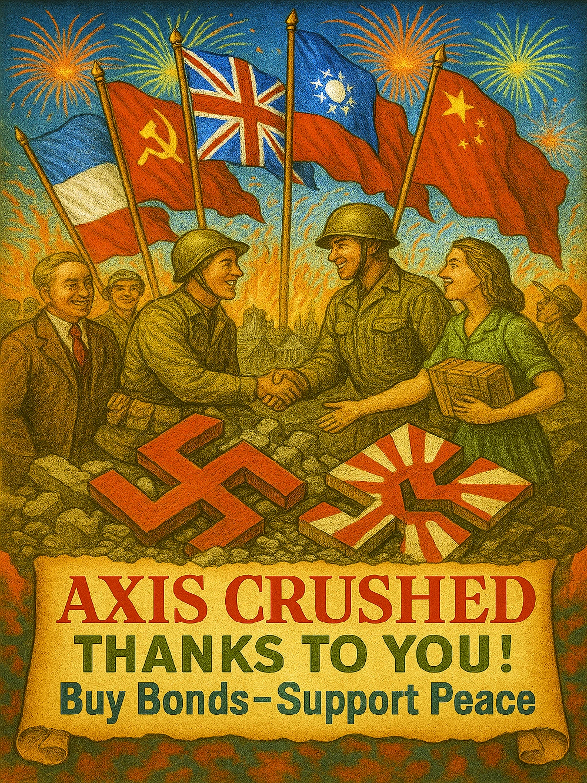 Axis Crushed Thanks to You Poster