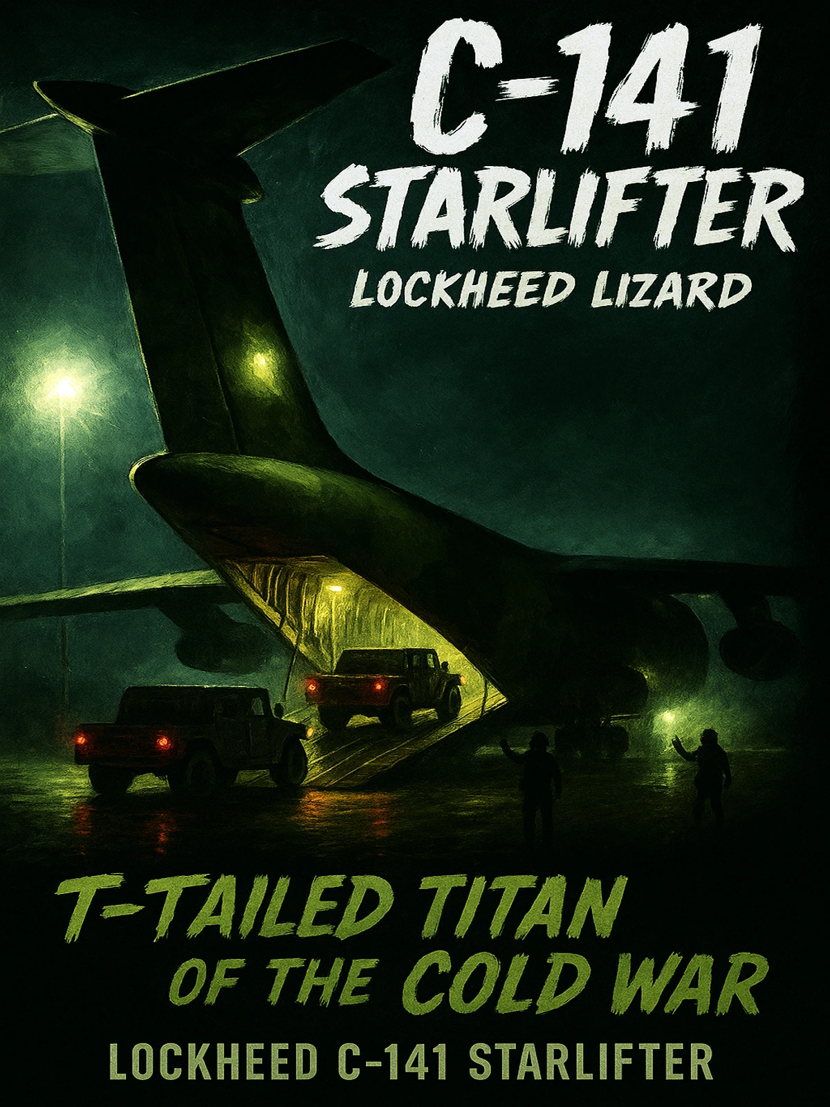 C-141 Starlifter Lockheed Lizard Poster