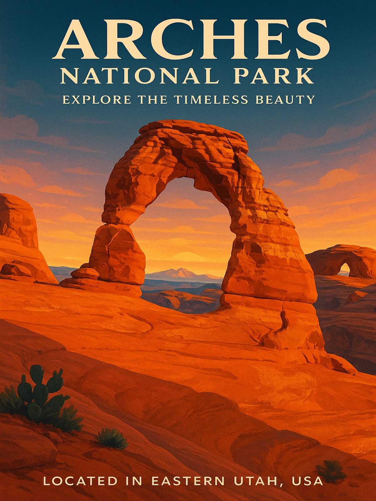Arches National Park Timeless Beauty Poster
