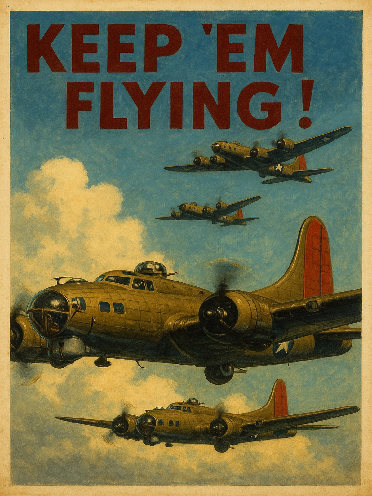 Keep 'Em Flying Poster
