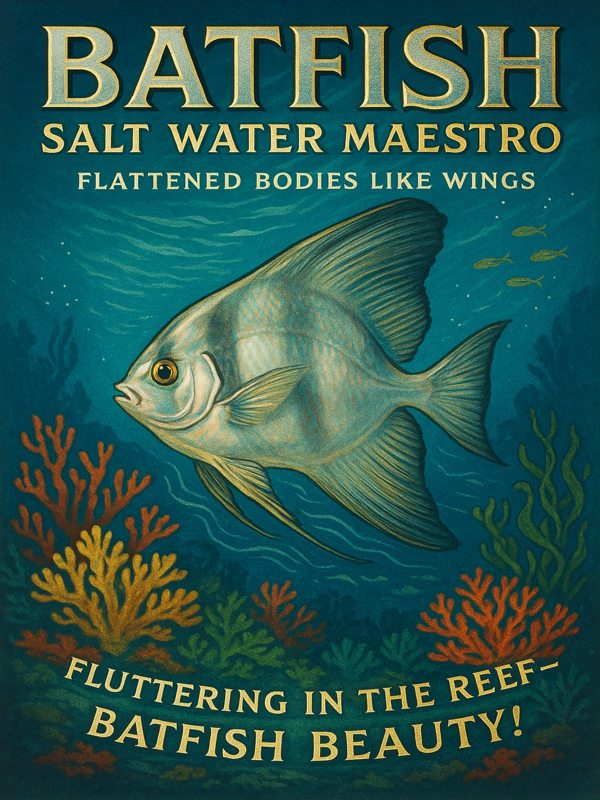 Batfish Salt Water Maestro Poster