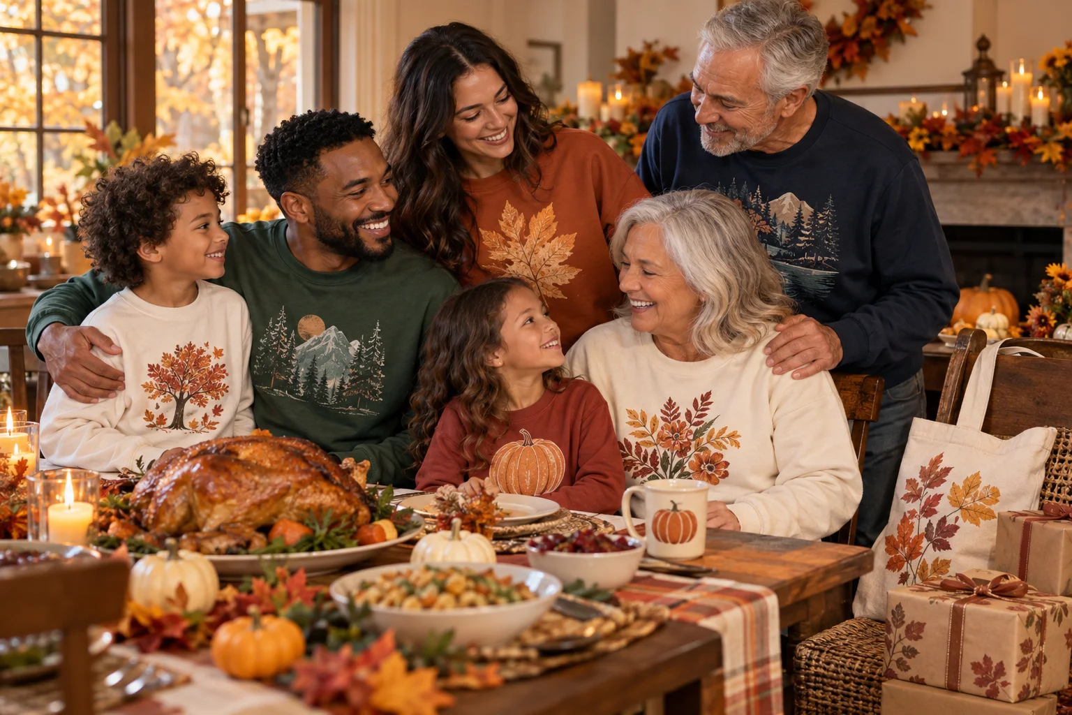 Dinner shirts, turkey jokes and host gifts