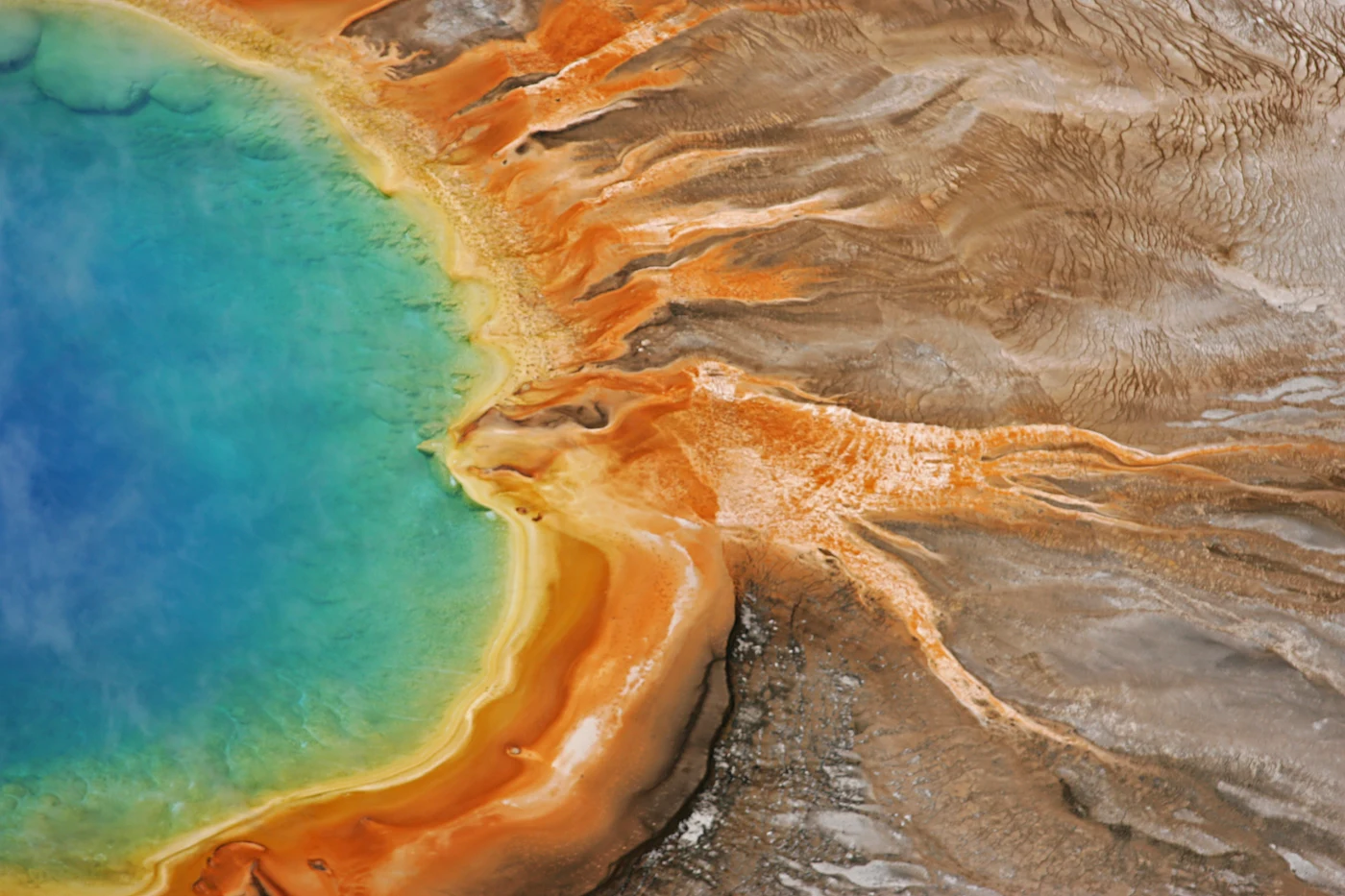 Grand Prismatic Spring in Yellowstone National Park