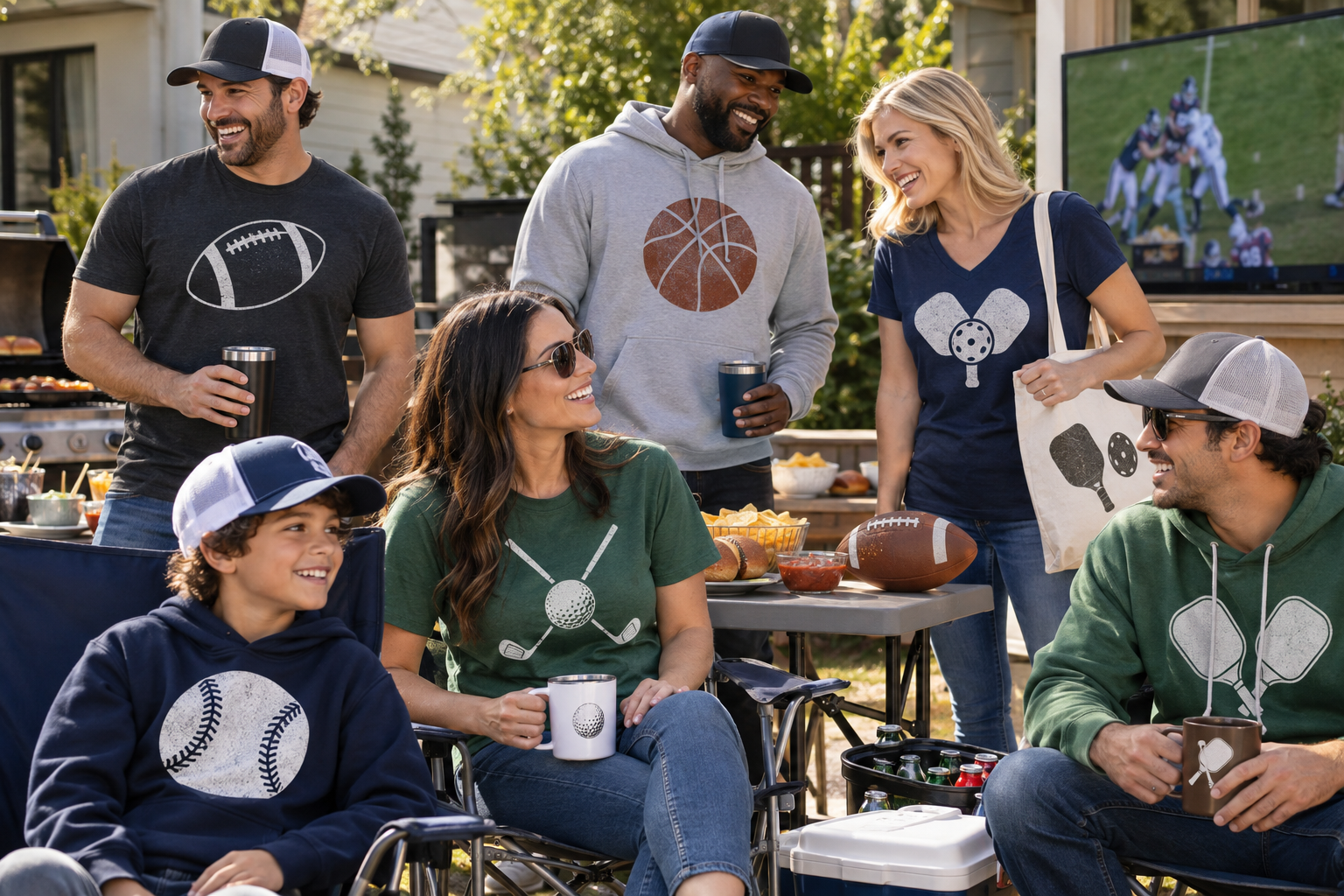 Game-day apparel for fans, players and parents