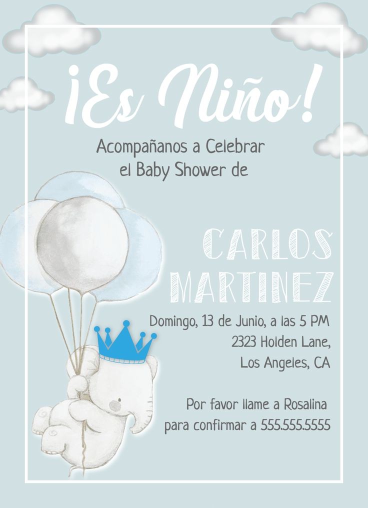 Invitaciones De Baby Shower Nino Jirafa