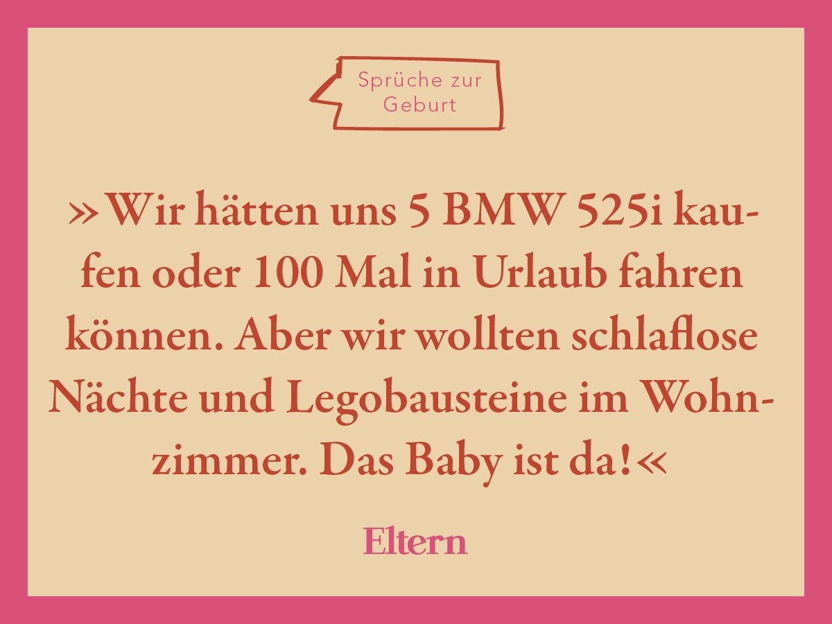 Zitate Geburt Baby