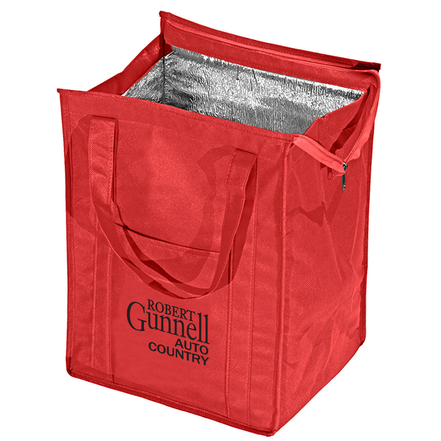 Insulated Polytex Tote W/Zipper 30