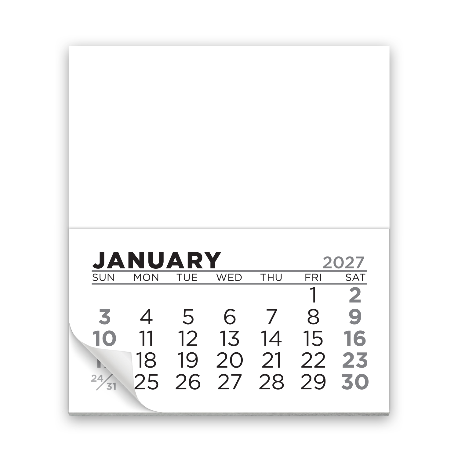 Add-A-Pad 12 Month Calendar