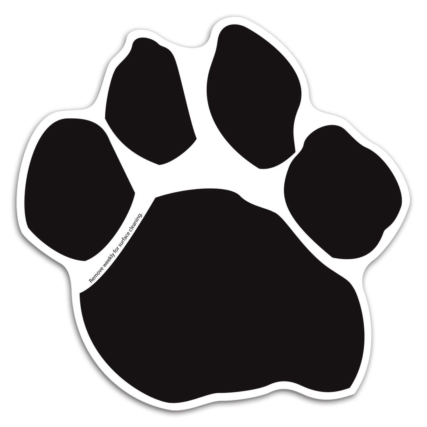 Paw Print Car Sign Magnet 2