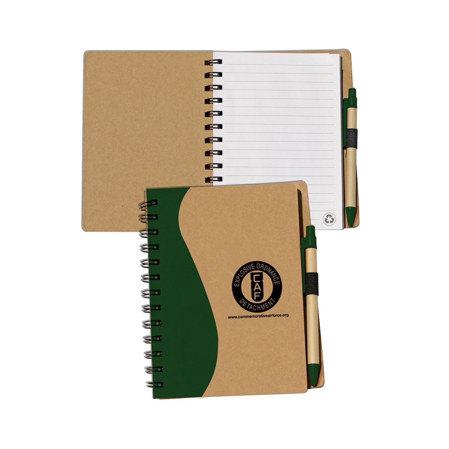 Recycled Notepad W/Pen 15