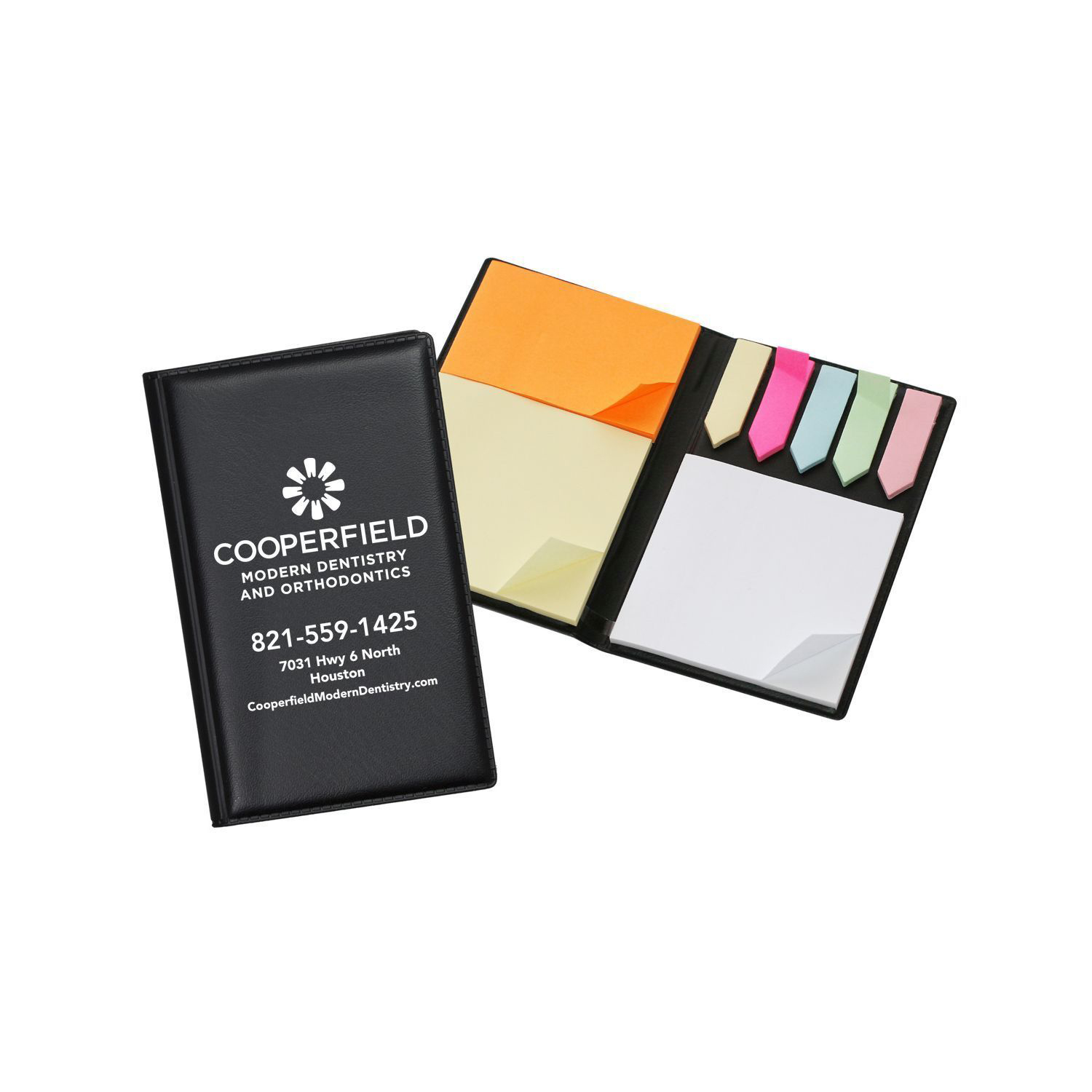 Vinyl Flag Book W/Sticky Note 12