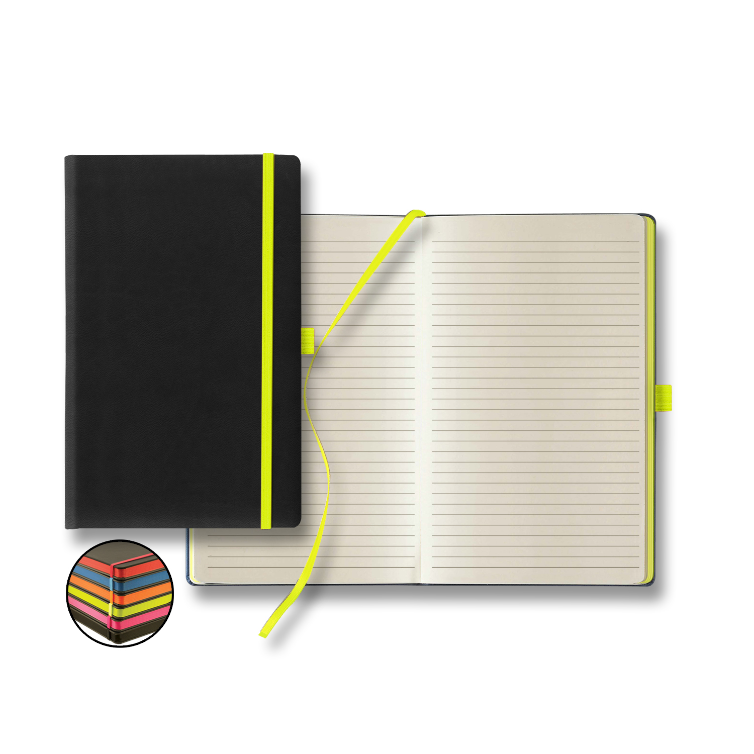 Castelli Tucson Edge Medio Lined Ivory Page Journal | The Magnet Group