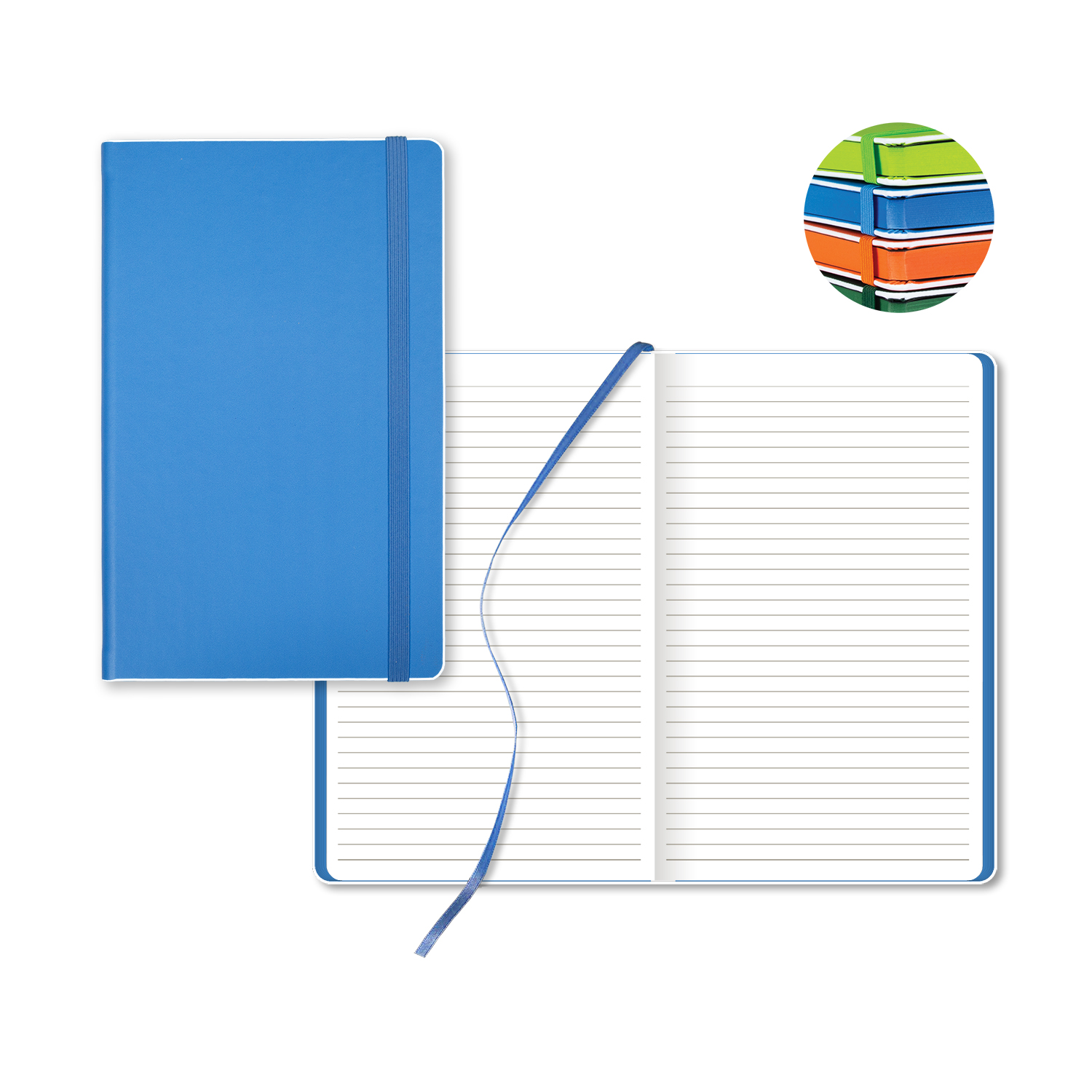 Castelli Color Laser Medio Lined White Page Journal 24