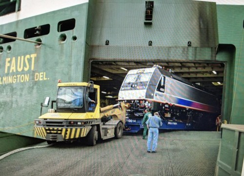 Different view of an ALP being offloaded.