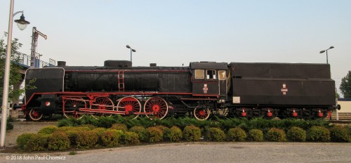 This PT47 hauled passengers on the Polish National Railway up into the 80's. Now, it sits outside the station in Skarzysko Kamienna, Poland.