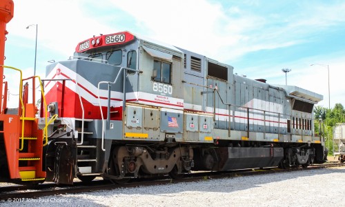 Huntsville and Madison County Railroad has some rare and interesting power. It was nice to see three in a row.