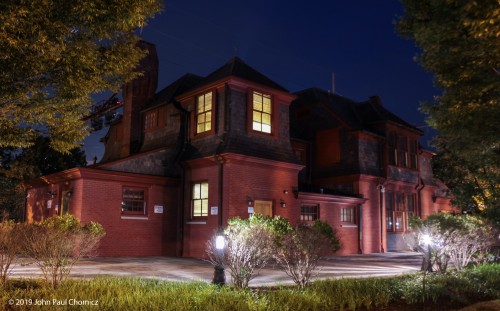 The old B&O Station, in Wilmington, Delaware. It is now a Capital One Bank. You can see the catenary/signals on the Northeast Corridor, right to the left of the building.