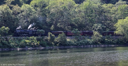 Steam at the Delaware Water Gap.