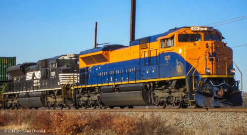 And here she is.....My first pic of the Jersey Girl as she leads 20Q, through Langhorne and into Morrisville Yard. This picture is dedicated to my grandfather, a railroader of 49 years, starting on the Jersey Central and ending with Conrail Shared Assets. Though he was retired before this unit came out, and didn't get to run it, he really didn't miss the missed opportunity. He was content knowing that he ran almost all the types of diesels in the Jersey Central Fleet and many other units, of mixed heritage, during his 49 years of service.