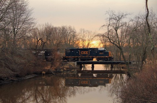 Trestle South of Gibbstown