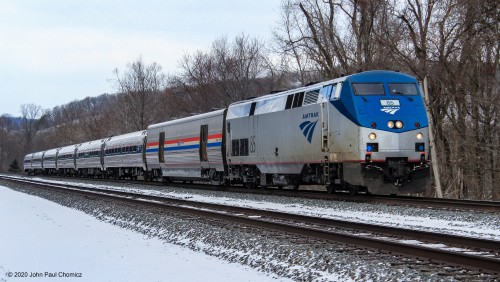 The eastbound Pennsylvania at Bailey, PA.