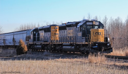 The short chem train is a bit longer now that it has dropped off and picked up the interchange cars, for SMS, in Logan Township, NJ.