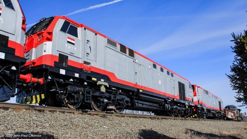 The Egyptian Railways #: 2512 is another of the first ten units to be delivered to the Egyptian National Railways. Here, they are seen sitting in Cresson, PA waiting for helpers before proceeding eastward.