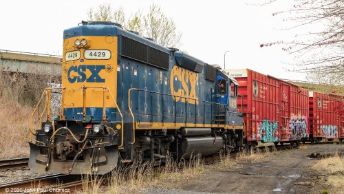 Bayonne Local YPBA27 exits the National Docks Secondary onto the Daily News Industrial Spur, with inbound paper loads.