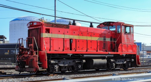 The EJRR #: 321B sits alongside the New Hook Road, in Bayonne, NJ.