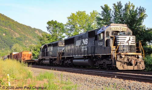 The destination of this mixed freight is unknown as it waits to proceed, north, up the Buffalo Line, in Rockville, PA.