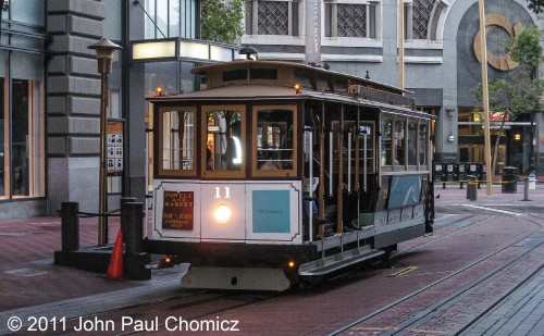 Despite the eclectic mix of streetcars of the F-Line, the cable cars are the icon of San Francisco Public Transportation.