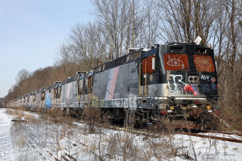 NJT ALP-44O #4414 Port Morris, NJ