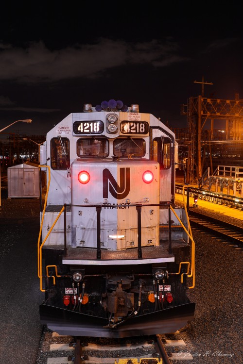 NJT GP40PH-2B #4218 Hoboken, NJ