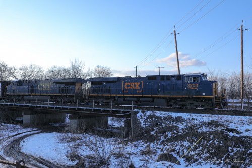 CSX ES44AH #3208 Bridgewater, NJ