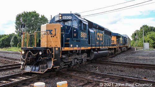 After the Autorack passed, it was time for a southbound CSX mixed freight to cross the quad diamond on the Toledo Line in Marion, OH.