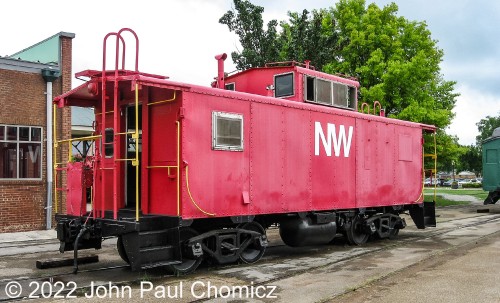 This Norfolk and Western Caboose sits on display at the Huntsville Depot Museum in downtown Huntsville, AL. Photo taken in 2009.