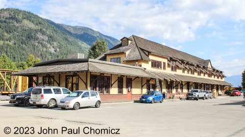 The Nelson Depot was built by the Canadian Pacific Railway in 1900. After serving as an important transit point between railroad and steamboat traffic, it now serves as the Nelson Visitor's Center in Nelson, British Columbia, Canada.