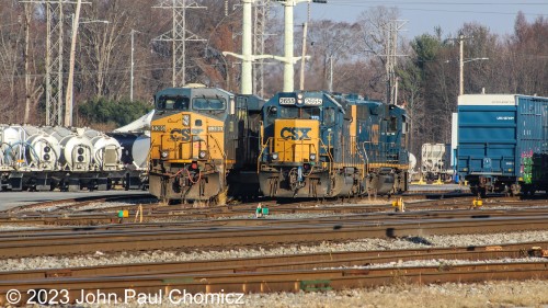 After visiting the east end, I took a ride to the west end of Wilsmere Yard in Wilmington, DE. A handful of yard and road power were idling in the yard that day.