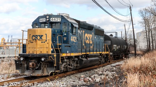 The Bayonne local has just pulled out all the empties from Gordon Terminal and heads up the Hook Road to store these cars and get the inbounds.