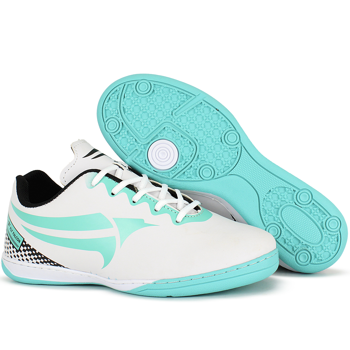Chuteira Masculina e Feminina Futsal Original Estilosa FLY FALCON BRA-69 Confortável Resistente