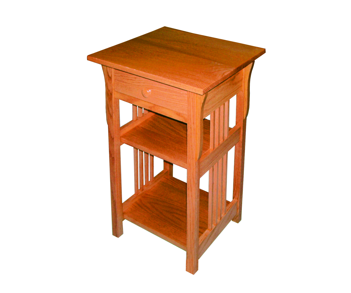 Prairie Mission Lamp Stand Oak Creations