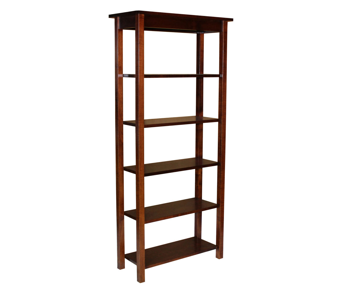 Cardinal 5 Shelf Bookcase - Oak Creations