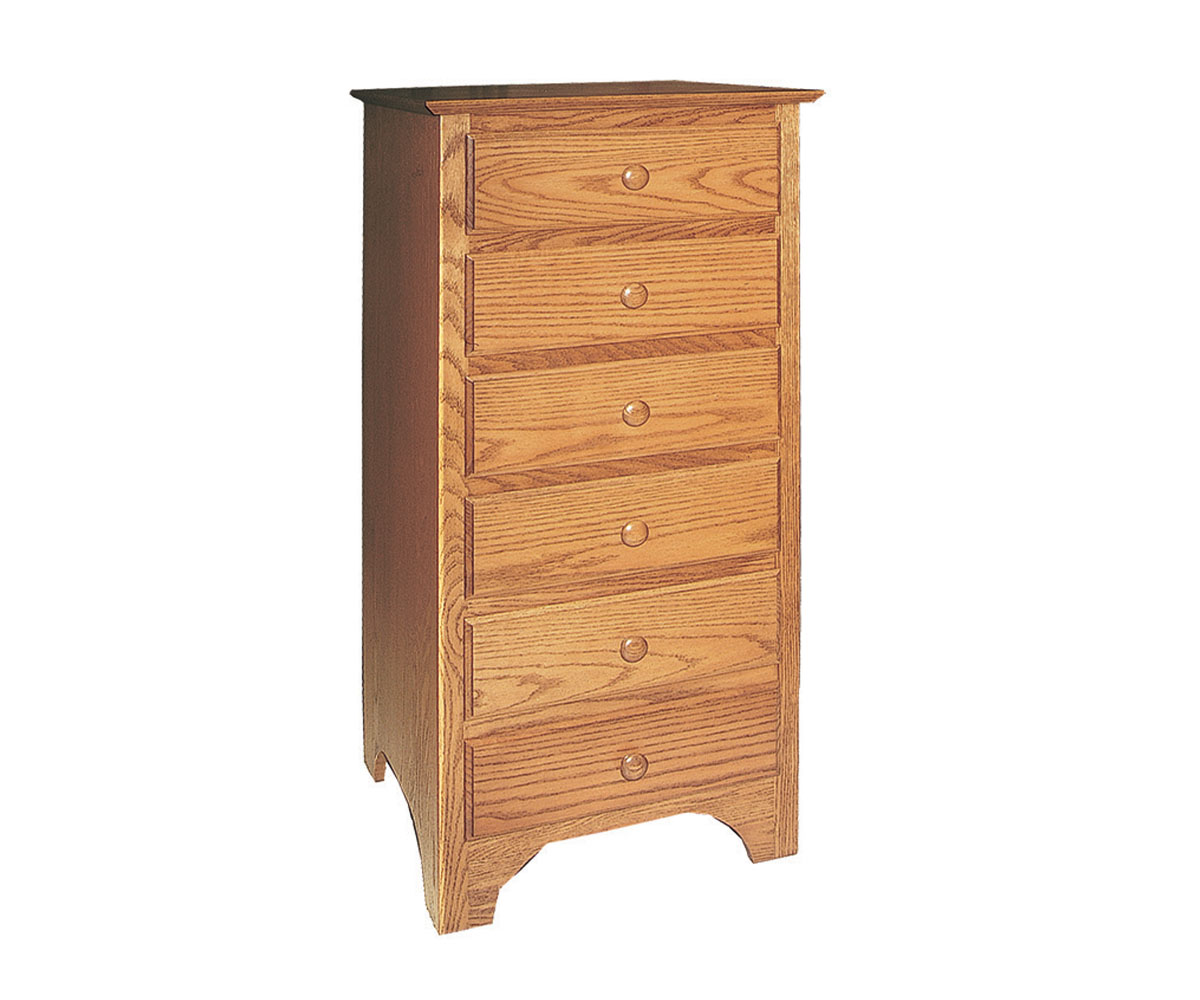 Shaker Lingerie Chest Oak Creations