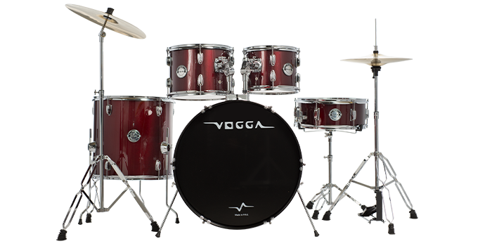 BATERIA PULSE VPD222 CHR BUMBO 22" 