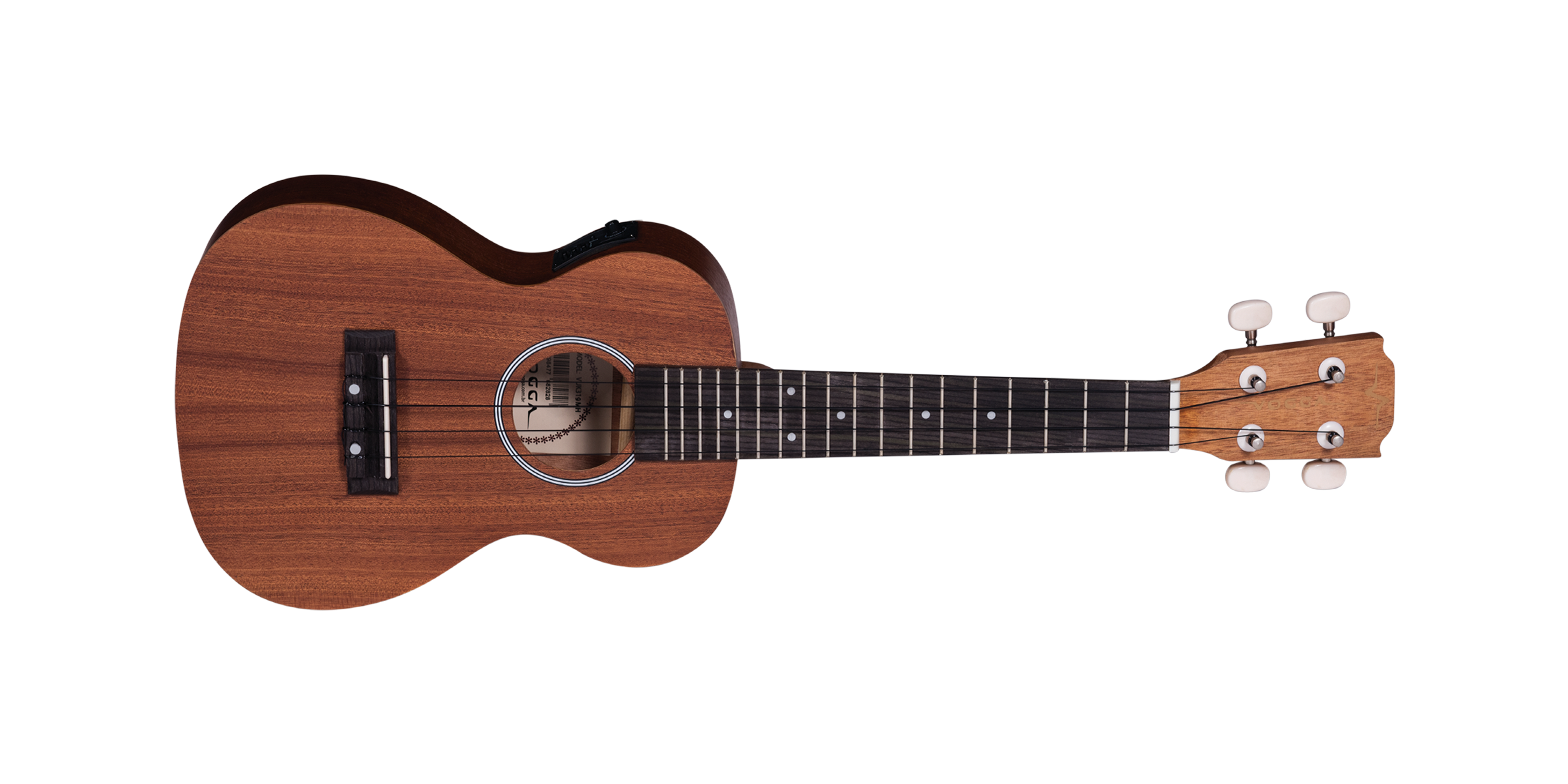 UKULELE EL&Eacute;TRICO CONCERT VOGGA VUK319 MHE (MAHOGANY FOSCO)