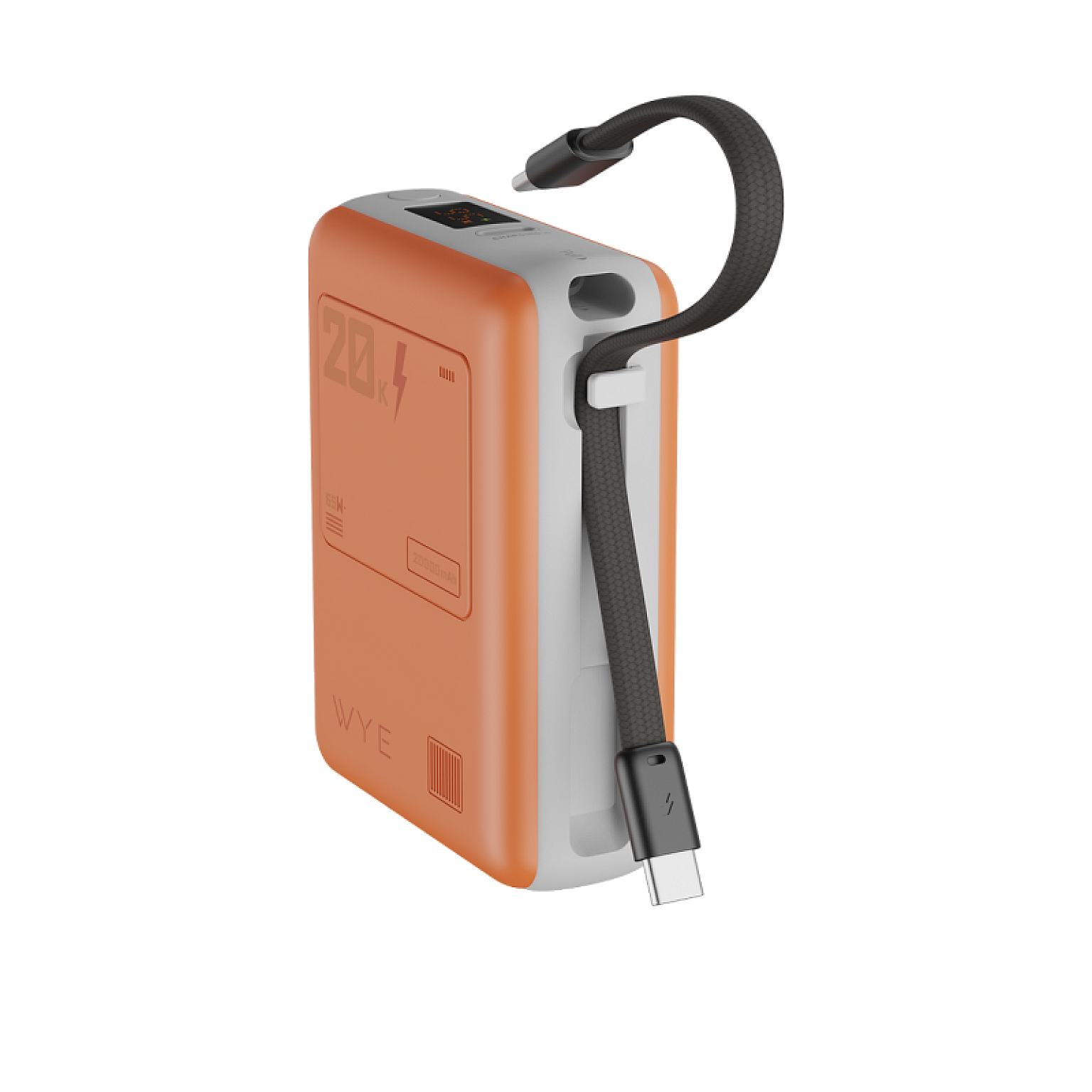 65W 20K Power Bank PB74 With Detachable Cable view 3